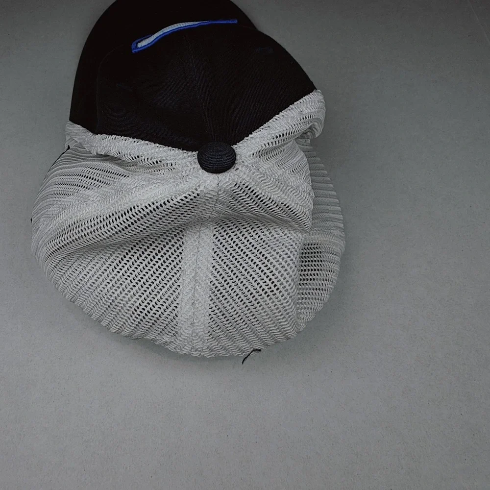 Columbia Men's Mesh Snapback‎ Cap One Size Trucker Blue And White XU0176-1929581